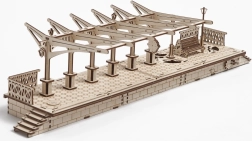 UGEARS puidust mehaaniline 3D pusle jaam (196 detaili)