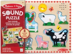 Melissa & Doug heliga puidust helipusle
