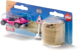Siku buggy with tape – pink beach model for creative play