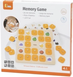 Viga Large Wooden Memory Matching Game with Pictures