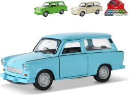 Metallist mänguauto Trabant 601 Universal tagasitõmbemehhanismiga, 12 cm, Welly