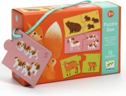 Djeco Duo pusle Loomade loendamine