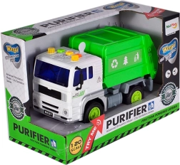 Prügiveoauto muusika, tulede ja tõstukiga 1:20