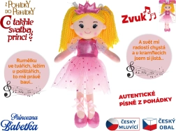 Printsessnukk Babetka 35 cm, laulab tšehhi keeles