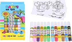 Klaasivärvid komplekt 11+1 10 ml