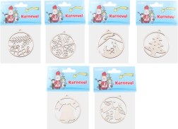 Puidust jõulukaunistus 63 mm