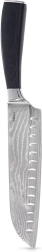 Santoku kööginuga damaskuse terasest 31 cm