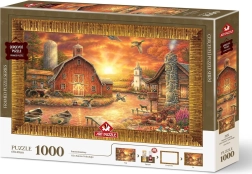 Art Puzzle pusle raamiga ja liimiga 3v1 1000 tükki – Päikese poole