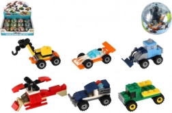 Transpordivahendite ehituskomplekt 6 cm kuulis – mudelite mix