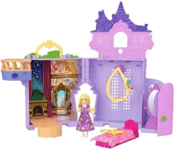 Disney printsess Rapuntsel – kaasaskantav lossimajake nukuga