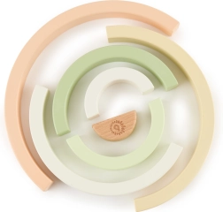 Bieco wooden stacking rainbow for children
