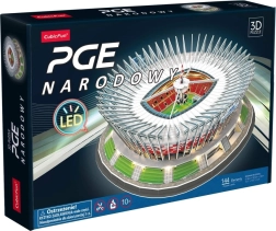 3D pusle PGE Narodowy staadion LED-valgustusega
