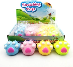 Naljakas pigistatav kassikäpp antistressi mänguasi