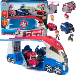 Paw Patrol suur patrullveok 4 sõidukiga, valguse ja heliga – Ryder, Chase, Marshall ja Skye