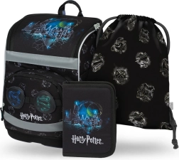 Baagl koolikomplekt 3-ühes harry potter sigatüügas lumos – ranits, pinal ja kott