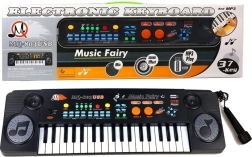 Children’s keyboard with microphone, 37 keys, USB and MP3