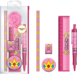 Super Mario Peach koolikomplekt plastkarbis