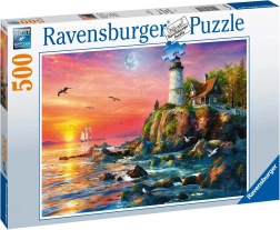 Ravensburger pusle „Majakas päikeseloojangul” 500 tükki