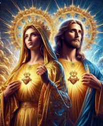 Teemantmaalimine Maarja ja Jeesus 30 × 40 cm