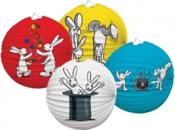 Paper round lantern BOB AND BOBEK 25 cm