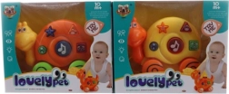 Pull-along battery-powered snail for kids