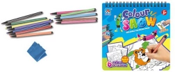 Erasable Coloring Books with 6 Pictures