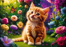 Trefl 500-Piece Puzzle – Cute Kitten