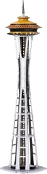 Metal Earth 3D pusle Premium Series: Space Needle – torni metallmudel