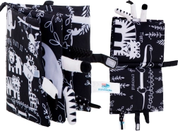 Pehme kontrastne meeleaabits loomasabadega – safari