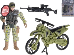 Articulated 10 cm Soldier Action Figure with Accessories