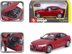 Metallist automudel Bburago 1:24 Alfa Romeo Giulia punane