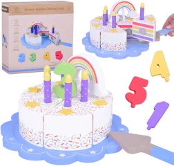 Puidust vikerkaarega sünnipäevatort