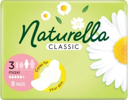 Naturella Classic hügieenisidemed Maxi, 8 tk