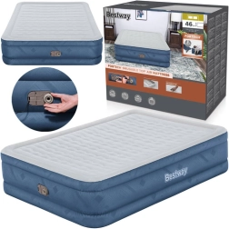 Bestway täispuhutav kaheinimesevoodi sisseehitatud pumbaga 203 × 152 × 46 cm