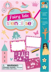 Fairy Stencils – Creative Set with Colored Pencils