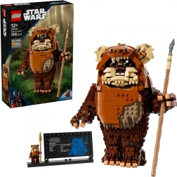 Lego Star Wars Ewok Wicket – kokkupandav näitusfiguur
