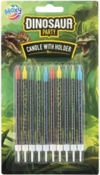 Dinosaurustega tordiküünlad, 10 tk