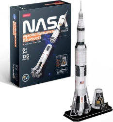 3D pusle Saturn V Rocket – 136 tükki