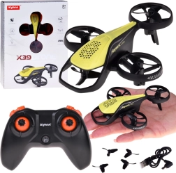 Mini droon Syma X39 propellerikaitsete ja akrobaatiliste trikkidega