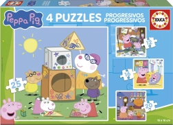 Puslekomplekt PÕRSAS PEPPA 4in1 (12, 16, 20, 25 tükki) EDUCA