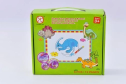 Mac Toys pusle dinosaurustega veega värvimisega
