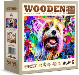 Wooden City puidust pusle Pop Art Yorkshire'i terjer