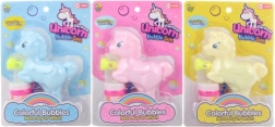Unicorn bubble gun 16 cm - 1 piece