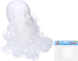 Valged kunsthabemed Mikuláši, nõia või vanamehe kostüümi jaoks