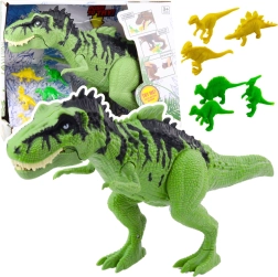 Dinosauruse mänguasjakomplekt heliga ja miniatuursete figuuridega