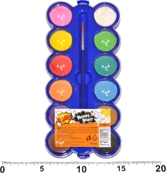 Vesivärvid pintsliga 12 tk