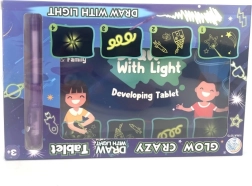 Glow-in-the-dark drawing board for kids