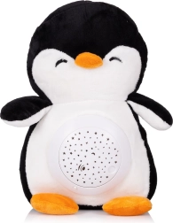 Plush penguin with projector and music CHIPOLINO