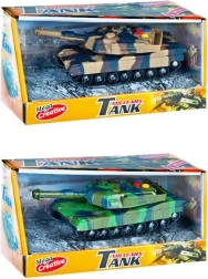 Heli ja valgusega patareitoitel tank