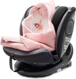 Soojustatud mähkimistekk turvatooli New Baby pink